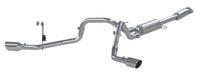 Thumbnail for MBRP 2021+ Ford F150 2.7L/3.5L/5.0L 3in Aluminized Steel Cat-Back 2.5in Dual Split Side Exhaust