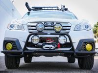 Thumbnail for aFe POWER 10-14 Subaru Outback H4 2.5L / H6 3.6L Terra Guard Front Bumper w/ Winch Mount - Black