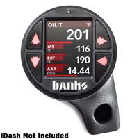 Thumbnail for Banks Power 18-23 Jeep Wrangler/Gladiator - iDash Stealth Single Gauge Pod Kit