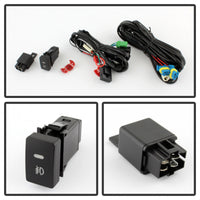 Thumbnail for Spyder Honda Accord 2013-2015 2Dr OEM Fog Lights W/Switch- Clear FL-HA2013-2D-C