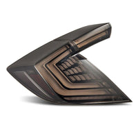 Thumbnail for AlphaRex 16-21 Honda Civic Hatchback / Type-R FK8 Nova-Series LED Tail Lights - Black Smoke