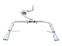 Thumbnail for AWE Tuning 18-21 Volkswagen Jetta GLI Mk7 Track Exhaust - Chrome Silver Tips (Fits High-Flow DP)
