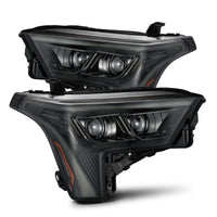 Thumbnail for AlphaRex 22-23 Toyota Tundra LUXX-Series Headlights Alpha-Blk w/White DRL - Req 810029 OR 810030