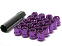 Thumbnail for Wheel Mate Muteki Open End Lug Nuts - Purple 12x1.50