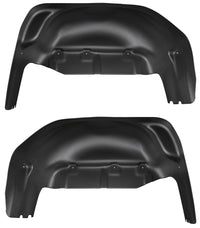 Thumbnail for Husky Liners 19-23 GMC Sierra 1500 Black Rear Wheel Well Guards