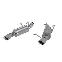 Thumbnail for MBRP 11-14 Ford Mustang V6 3in. Dual Muffler Axle Back Split Rear T409 Exhaust System