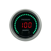 Thumbnail for Autometer 52.4mm Black Switchable 0-1600 PSI/0-110 BAR Fluid Pressure Sport-Comp Elite Digital Gauge