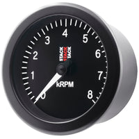 Thumbnail for Autometer Stack Sport 88mm 0-8K RPM Tachometer - Black
