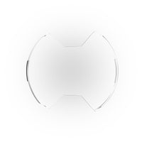 Thumbnail for KC HiLiTES SlimLite 8in. LED Light Shield (Shield Only) - Clear