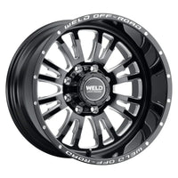 Thumbnail for Weld Slingblade 20x9 / 8x170 BP / 0 Offset / 5 BS / 125.1 Bore Gloss Black Milled Wheel
