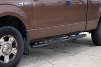 Thumbnail for Fishbone Offroad 09-14 Ford F150 Extended Super Cab Oval Side Steps - Black Textured