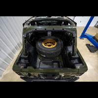 Thumbnail for Skyjacker 07-18 Jeep Wrangler JK Spare Tire Carrier Kit W/ Adjustable Brackets