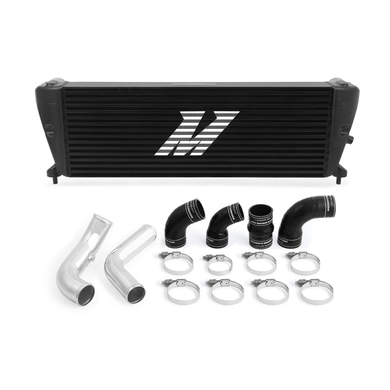 Mishimoto Ford Ranger 3.2L Diesel Intercooler Kit 2011+ Black w/ Polished Pipes