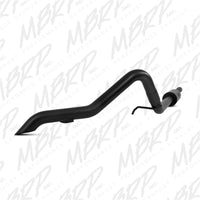 Thumbnail for MBRP 12 Jeep Wrangler/Rubicon 3.6L V6 Cat Back Single Rear Exit Off-Road Black Exhaust