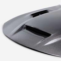Thumbnail for Anderson Composites 22-23 Dodge Charger Hellcat Jail Break Carbon Fiber Hood - Type JB