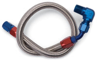 Thumbnail for Edelbrock Fuel Line Braided Stainless for BBC ( Use w/ 8134 )
