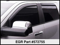 Thumbnail for EGR 09-13 Dodge Ram 1500/2500/3500 Crew Cab In-Channel Window Visors - Set of 4 - Matte (572755)