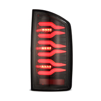 Thumbnail for AlphaRex 07-08 Dodge Ram1500/07-09 Dodge Ram 2500+3500 Luxx-Series LED Tail Lights(Pair) Alpha Black