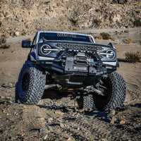 Thumbnail for Westin 21-25 Ford Bronco (Excl. Sport) XTS Angular Bull Bar - Tex. Blk