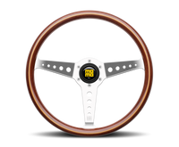 Thumbnail for Momo California Wood Steering Wheel 360 mm - Mahogany Wood/Pol Spokes