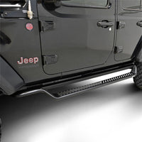 Thumbnail for Westin 18-26 Jeep Wrangler 4dr Outlaw Drop Running Boards - Tex. Blk