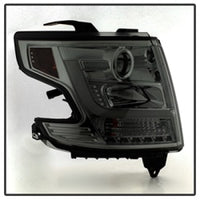 Thumbnail for Spyder Chevy Tahoe / Suburban 2015 -2016 Projector Headlights - DRL LED - Smoke PRO-YD-CTA15-DRL-SM