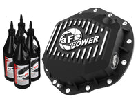Thumbnail for aFe 19-23 Dodge Ram 2500/3500 Pro Series Rear Differential Cover - Black w/ Machined Fins