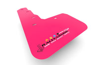 Thumbnail for Rally Armor Universal Fit (No Hardware/Mounting Holes) Pink Mud Flap BCE Logo