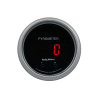 Thumbnail for Autometer 52.4mm Black Two Channel 0-2000 Degree Pyrometer (EGT) Sport-Comp Elite Digital Gauge