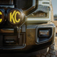 Thumbnail for KC HiLiTES 2017+ Ford Super Duty Gravity LED Pro6 7-Light Bar Kit - Front Bumper