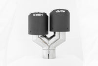 Thumbnail for MBRP Universal Carbon Fiber Dual Tip 4in OD/2.5in Inlet