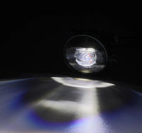 Thumbnail for AlphaRex Universal Acura/Ford/Honda/Subaru/Nissan DoubleTap Dual Color LED Proj Fog Lights - Wt/Ambr