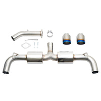 Thumbnail for Injen 19-22 Hyundai Veloster N L4 2.0L Turbo Performance SS Axle Back Exhaust System - Burnt Ti Tips