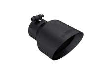 Thumbnail for MBRP Universal 3in Hex Tip 5in Inlet 8in Length Dual Wall Exhaust Tip - Black Coated