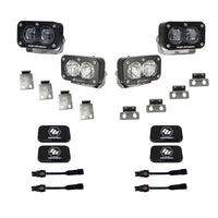 Thumbnail for Baja Designs 21+ Ford Raptor/22+ Bronco S2 SAE Pro Fog Pocket Light Kit