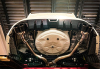 Thumbnail for MBRP 15-19 Subaru WRX 2.0L/STI 2.5L 3in Dual Split Rear Exit w/ 3.5in CF Tips - T304 Street Version