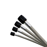 Thumbnail for Nitrous Express 4AN 16ft Stainless Steel Braided Hose - Black