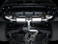 Thumbnail for AWE MK8 Volkswagen Golf R 3in Touring Edition Quad Exhaust - Diamond Black Tips