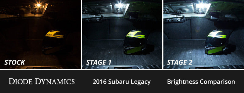 Diode Dynamics 10-14 Subaru Legacy Interior LED Kit Cool White Stage 1
