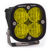 Thumbnail for Baja Designs Squadron Sport Wide Cornering Black LED Light Pod Pattern - Amber