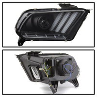 Thumbnail for Spyder Ford Mustang 10-13 Projector Headlights - HID Model Only - Black PRO-YD-FM2010V2-HID-BK