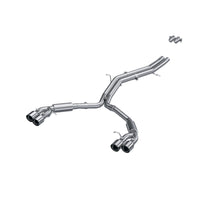 Thumbnail for MBRP 18-21 Audi S5 Coupe/S4 Sedan T304 SS 2.5in Cat-Back Quad Rear Exit Exhaust - SS Tips