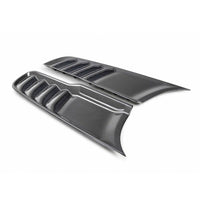 Thumbnail for Anderson Composites 2021 Dodge RAM TRX Carbon Fiber Hood Vents - Type OE