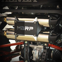 Thumbnail for MBRP 19-20 Honda Talon Dual Slip-On Exhaust System w/Performance Muffler
