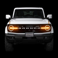 Thumbnail for Putco 22-24 Ford Bronco Luminix DRL LED Light Hood Limb Riser (Factory Hood Side Hinge Replacments)