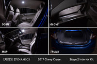 Thumbnail for Diode Dynamics 11-15 Chevrolet Cruze Interior LED Kit Cool White Stage 2