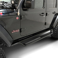 Thumbnail for Westin 18-26 Jeep Wrangler 4dr Outlaw Drop Running Boards - Tex. Blk