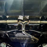 Thumbnail for Injen 19-22 Hyundai Veloster N L4 2.0L Turbo Performance SS Axle Back Exhaust System - Burnt Ti Tips