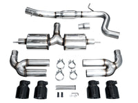 Thumbnail for AWE 22-24 Audi 8Y S3 Touring Edition Exhaust - Diamond Black Tips