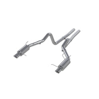 Thumbnail for MBRP 11-14 Ford Mustang GT 5.0L Dual Split Rear Street Version T409 3in Cat Back Exhaust System